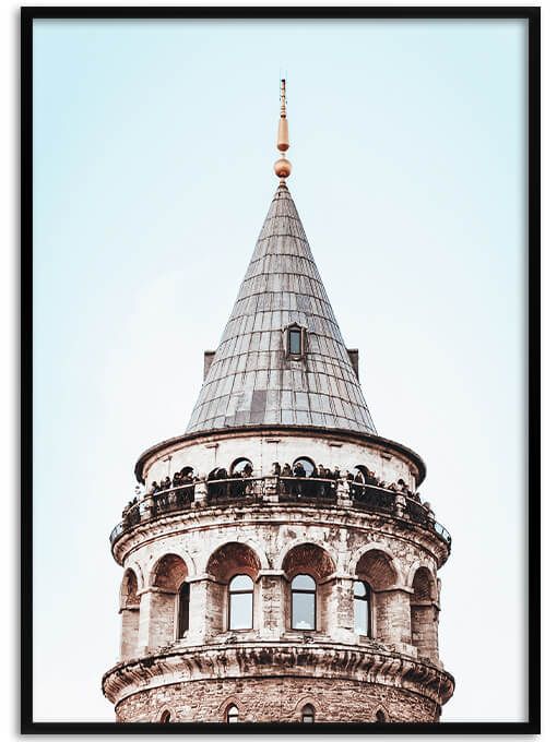 Galata Tower, Istanbul Poster