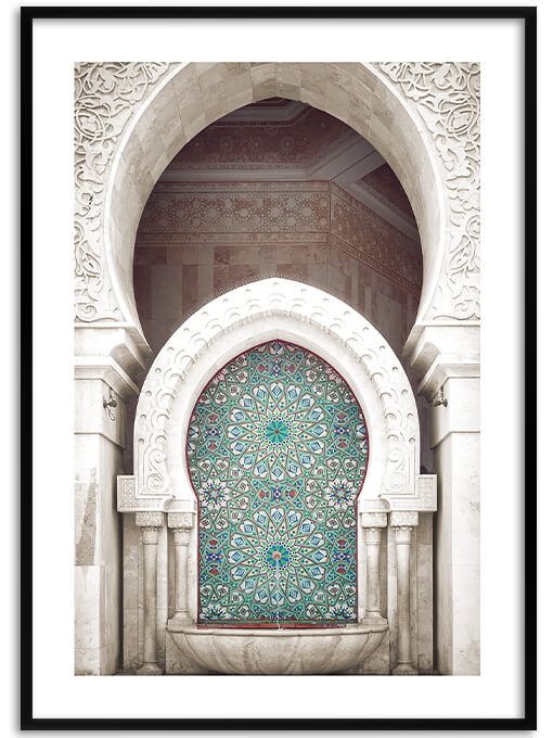 Morocan Mosaic Poster