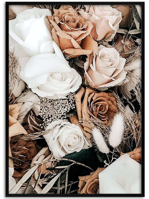 Watercolor Roses Poster