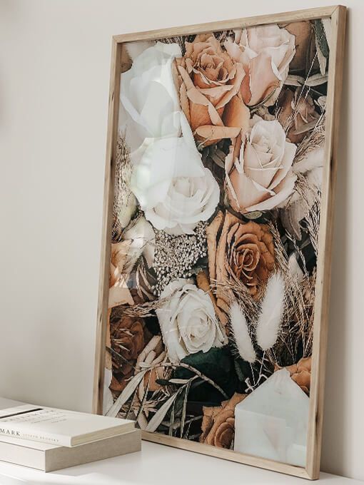Watercolor Roses Poster