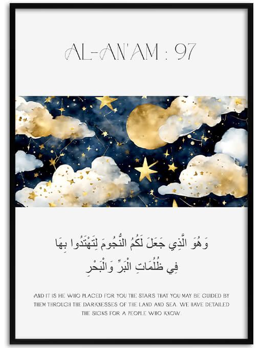 Surah Al An'Nam: 97 Poster