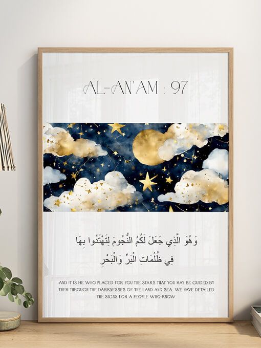 Surah Al An'Nam: 97 Poster