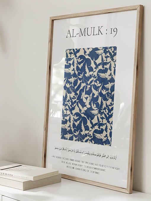 Surah Al-Mulk : 19 Poster