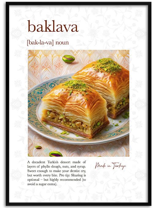Baklava Poster