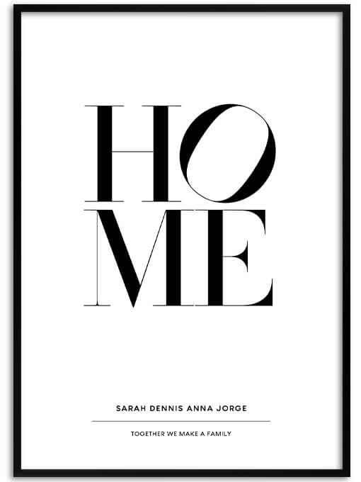 Home Poster, Personal