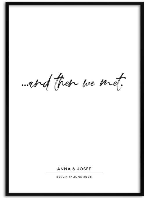 And then we met Poster, Personal