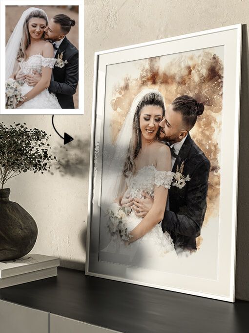 Watercolor Portrait Poster, Personal