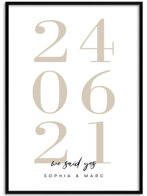 We Said Yes Poster, Personal