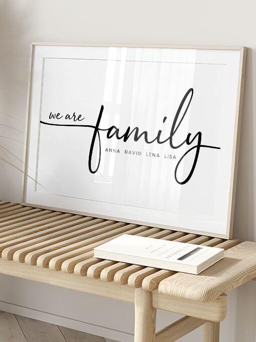 We are family Poster, Personal