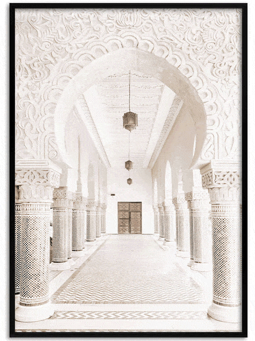 Moroccan Architecture Poster