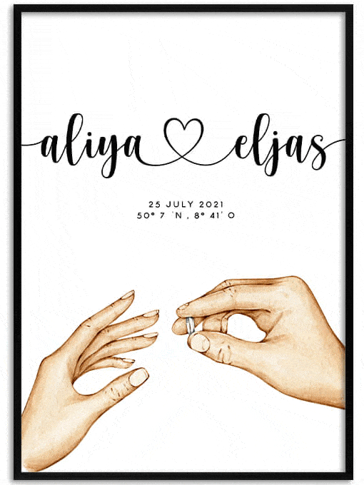 Couple Love Poster, Personal