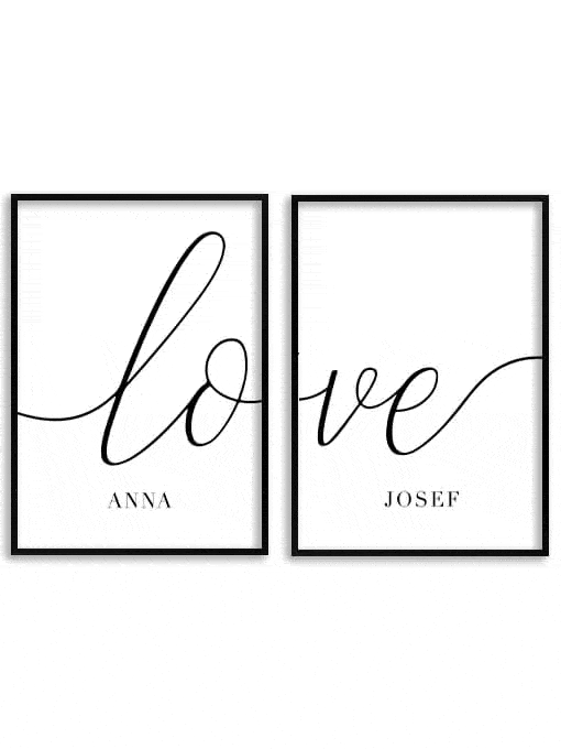 Love Poster Set , Personal