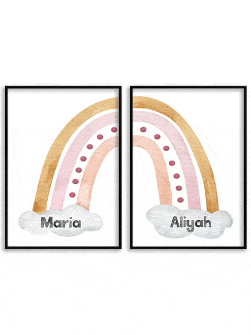 Rainbow Poster Set, Personal