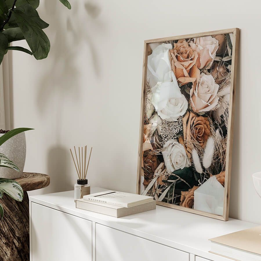 WATERCOLOR ROSES POSTER