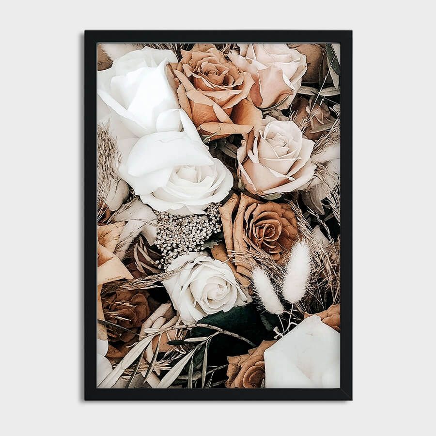 WATERCOLOR ROSES POSTER