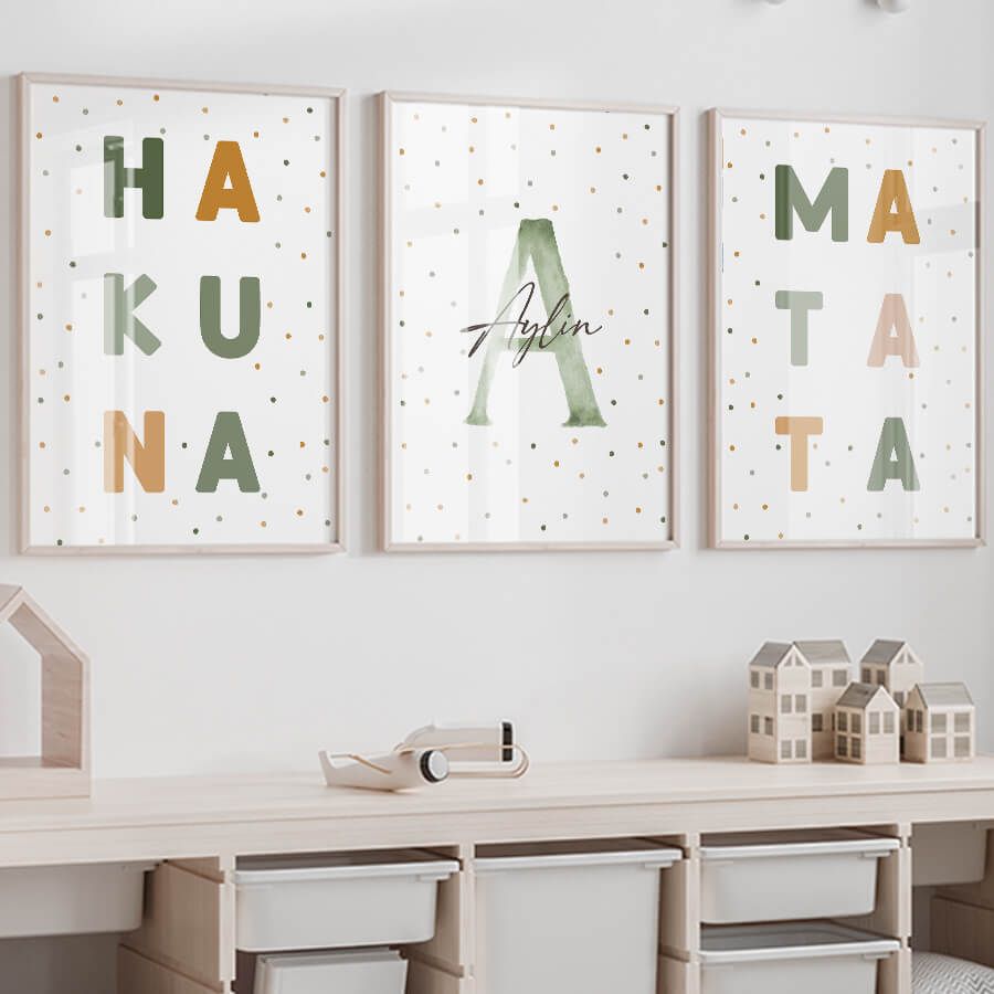 HAKUNA MATATA, POSTER SET