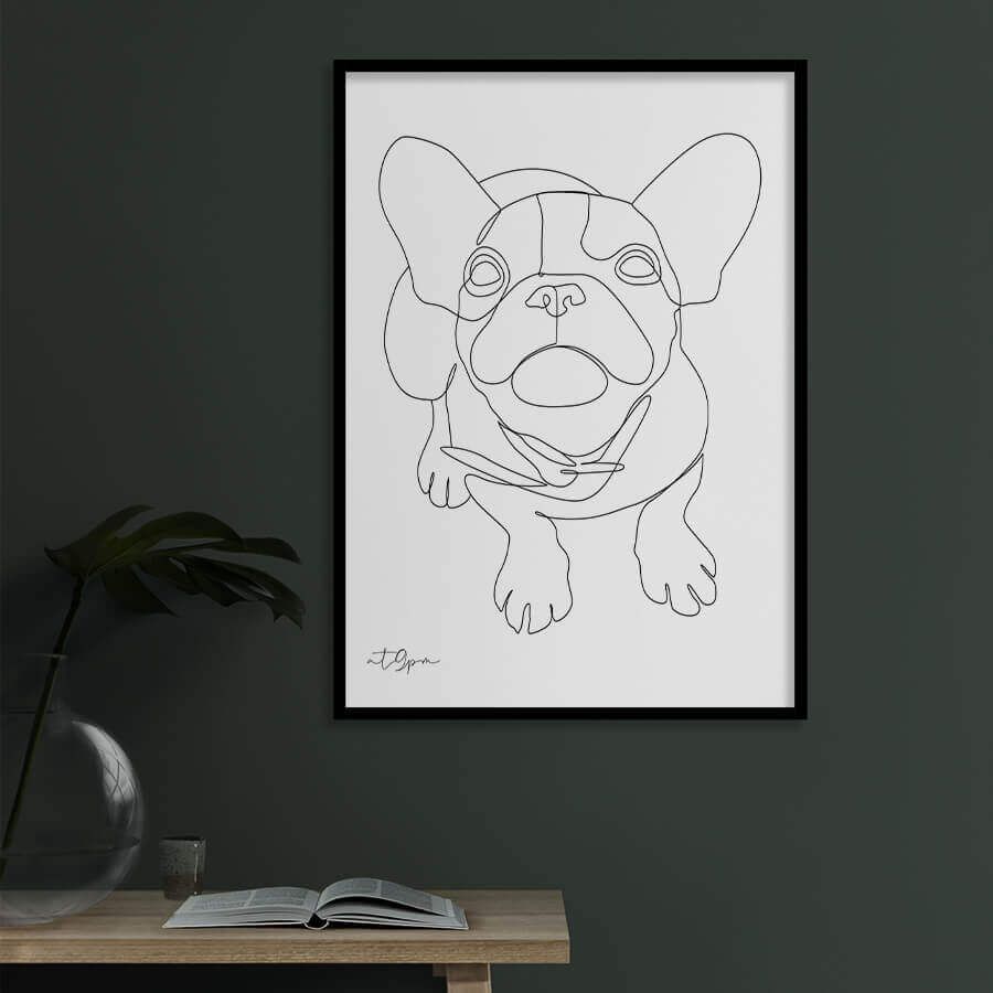 ONE LINE ART POSTER, INDIVIDUELL