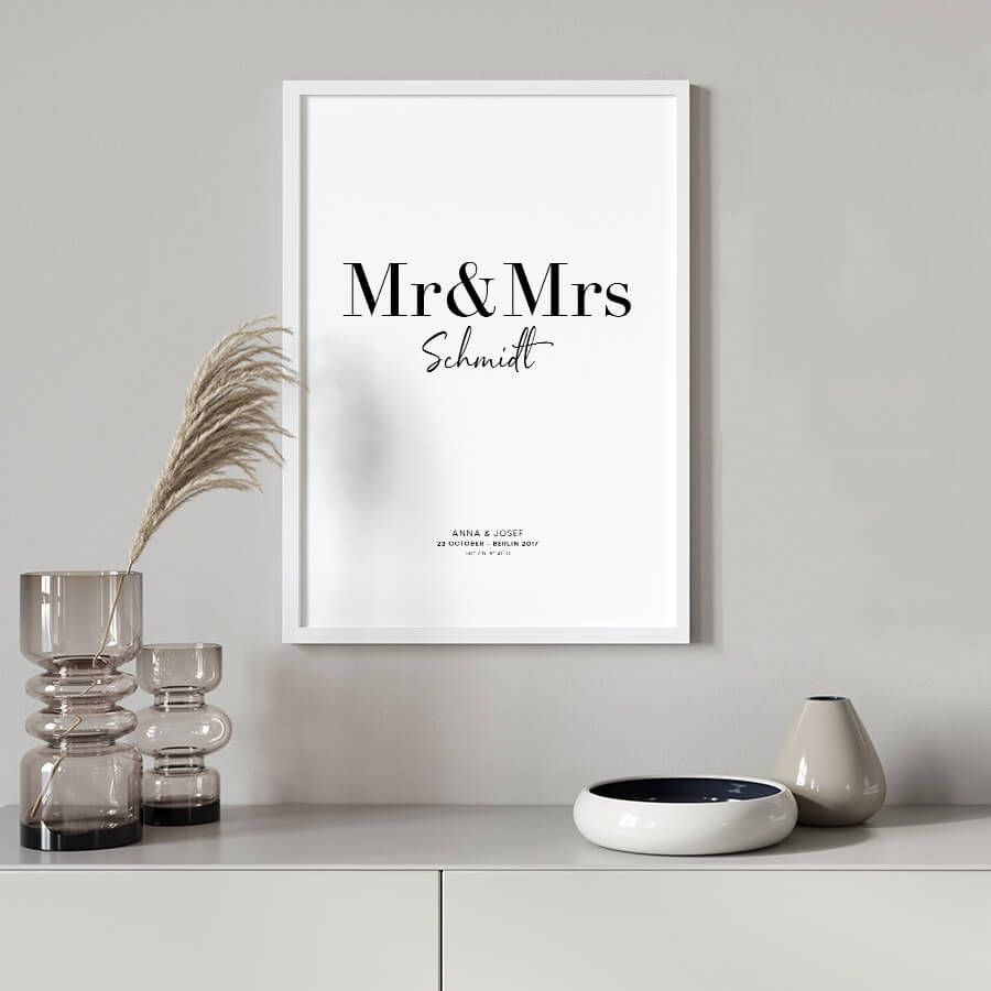 MR & MRS POSTER, PERSONAL