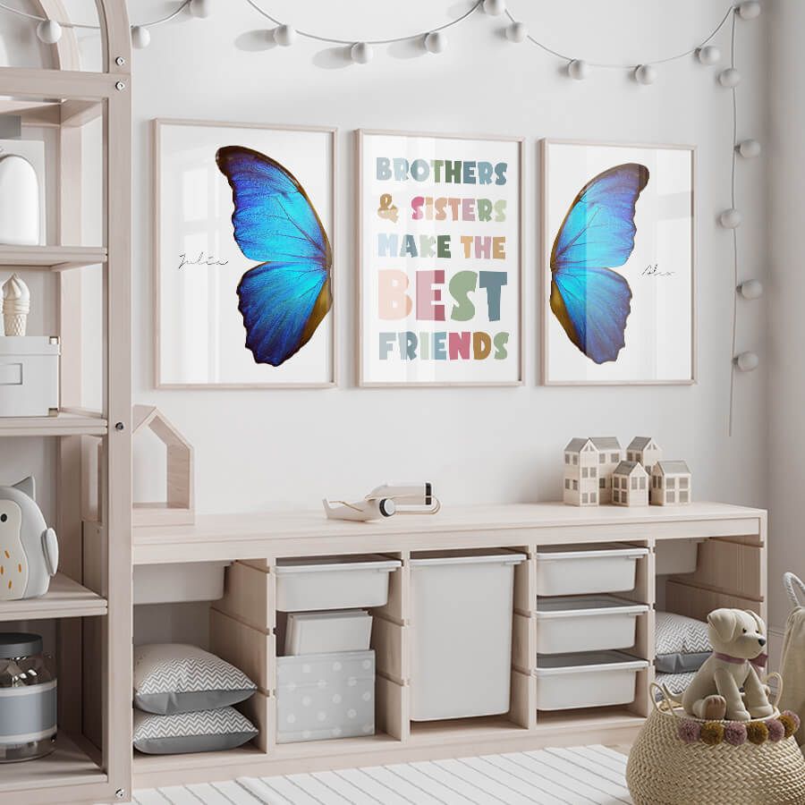 BUTTERFLY POSTER SET, PERSONAL