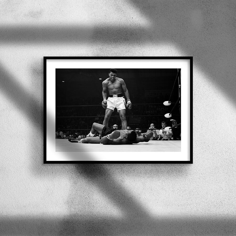 MUHAMMAD ALI VS SONNY LISTON POSTER