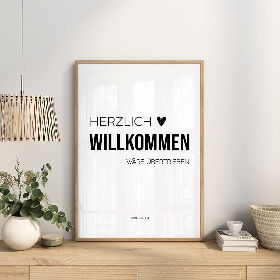 HERZLICH WILLKOMMEN POSTER, PERSONAL