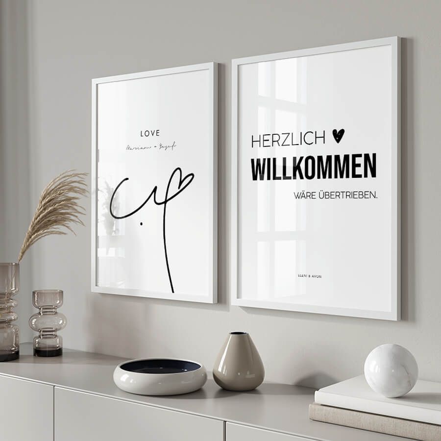 HERZLICH WILLKOMMEN POSTER, PERSONAL