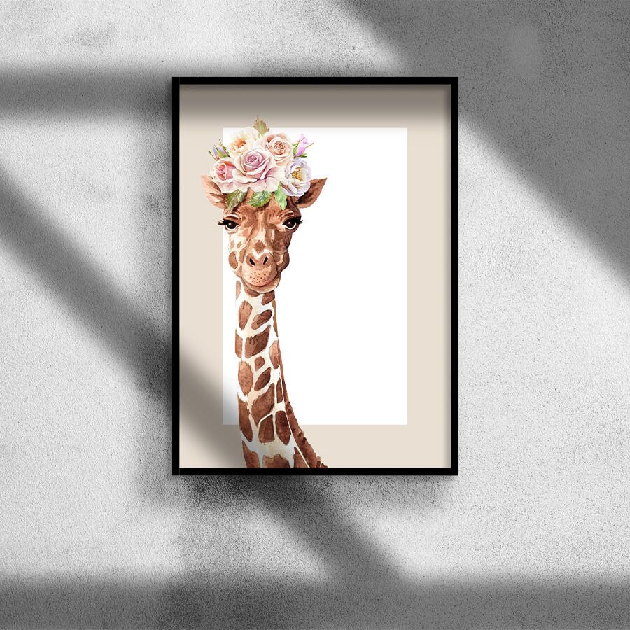 GIRAFFE POSTER