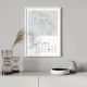 LINE ART LOVE CALENDAR POSTER, PERSONAL