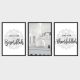 START WITH BISMILLAH, SHEIKH ZAYED MOSQUE, END WITH ALHAMDULILLAH POSTER SET